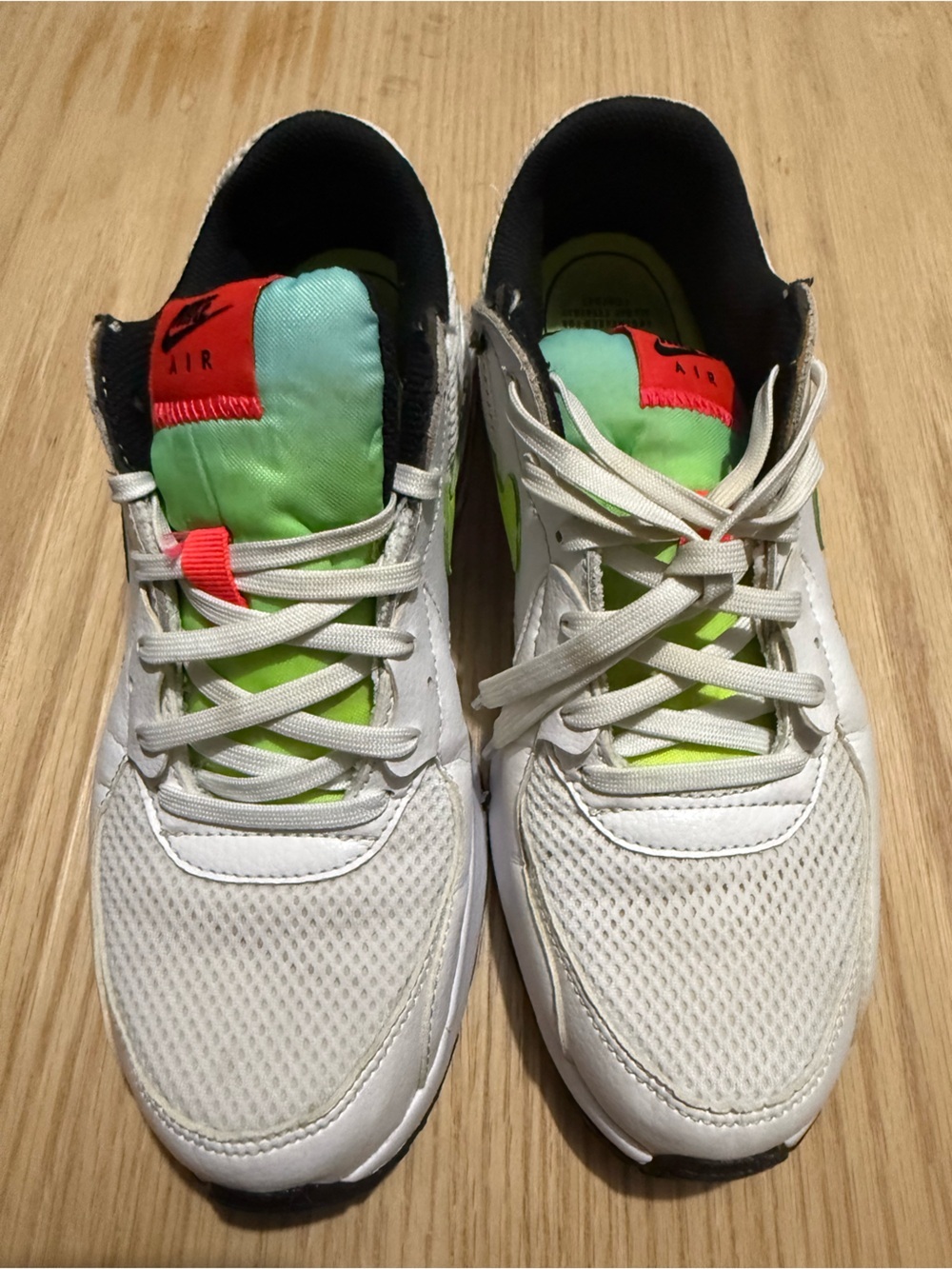 Women’s Nike Air Max Excee white volt sneakers, good condition - Picture 3 of 7